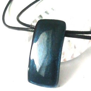 NEMESACÉL! Mélykék selyem aventurin nyaklánc.  - Meska.hu