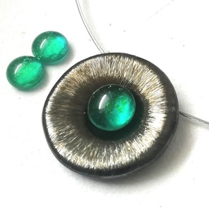  Gyöngykagyló dichroic ékszerszett , ajándék névnapra, születésnapra. - Meska.hu