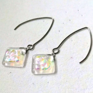 ORVOSI FÉM !  Ezüst zsorzsett trendi  fülbevaló  , ajándék  névnapra, születésnapra. - Meska.hu