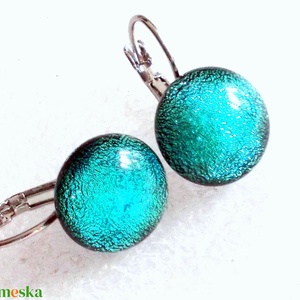 OVÁLIS! Gyöngykagyló dichroic ékszerszett , ajándék névnapra, születésnapra. - ékszer - ékszerszett - Meska.hu