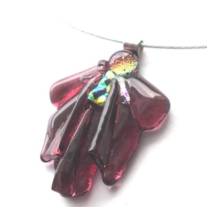 NEMESACÉL.! Mályva fények, ajándék nőnapra, névnapra, születésnapra. - ékszer - nyaklánc - medálos nyaklánc - Meska.hu