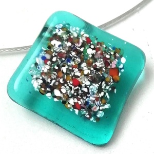 NEMESACÉL!  Színek fúziója türkizben nyaklánc. - Meska.hu