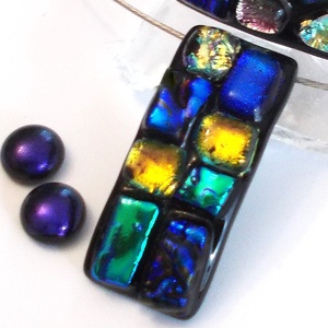 NEMESACÉL!  Dichroic mozaik, ékszerszett, ajándék  lányoknak szalagavatóra, ballagásra, születésnapra, névnapra.  - ékszer - ékszerszett - Meska.hu