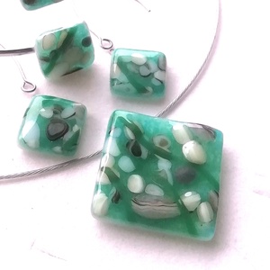 NEMESACÉL! Türkiz  tenger kincsei ékszerszett. - Meska.hu