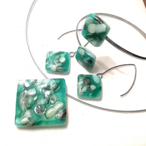 NEMESACÉL! Türkiz  tenger kincsei ékszerszett. - ékszer - ékszerszett - Meska.hu