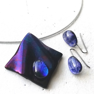 NEMESACÉL!  Kék-bíbor fények, ajándék névnapra születésnapra. - Meska.hu