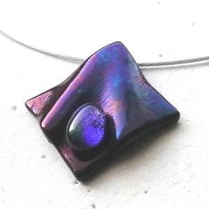 NEMESACÉL!  Kék-bíbor fények, ajándék névnapra születésnapra. - ékszer - ékszerszett - Meska.hu