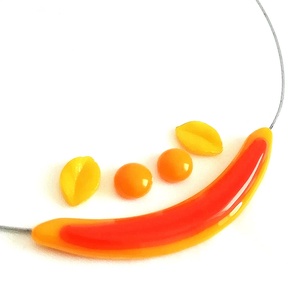 NEMESACÉL!  Napsugár íves ékszerszett, ajándék nőknek, lányoknak névnapra, születésnapra., Ékszer, Ékszerszett, Ékszerkészítés, Üvegművészet, MESKA