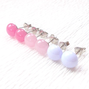 Kék árnyalatok fülbevaló csomag. - ékszer - fülbevaló - pötty fülbevaló - Meska.hu