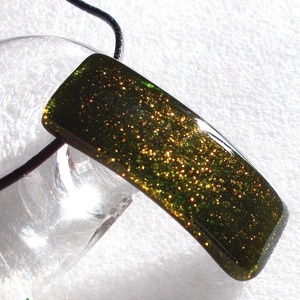 NEMESACÉL! Bronzos moha aventurin nyaklánc.  - Meska.hu