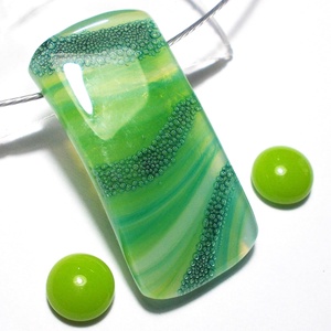 NEMESACÉL!   Májusi zápor nyaklánc és fülbevaló, ajándék nőknek, lányoknak névnapra, születésnapra., Ékszer, Ékszerszett, Ékszerkészítés, Üvegművészet, MESKA