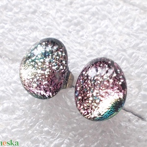  NEMESACÉL!  Magnólia dichroic nyaklánc. - ékszer - ékszerszett - Meska.hu