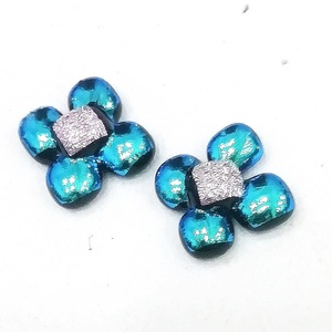 ORVOSI FÉM! ! Csillagvirág  stiftes fülbevaló, ajándék névnapra, születésnapra. - ékszer - fülbevaló - pötty fülbevaló - Meska.hu