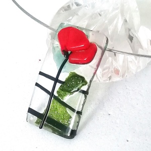 NEMESACÉL! Kristályos pipacs ékszerszett. - ékszer - ékszerszett - Meska.hu