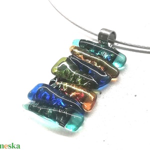 NEMESACÉL!  Dichroic fények trendi ékszerszett. - ékszer - ékszerszett - Meska.hu