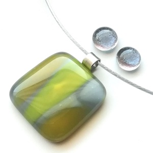   NEMESACÉL! Szürke-sárga ékszerszett, ballagásra, névnapra, születésnapra. - ékszer - ékszerszett - Meska.hu