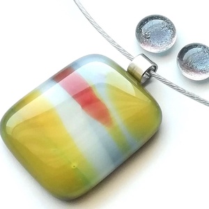   NEMESACÉL! Szürke-sárga ékszerszett, ballagásra, névnapra, születésnapra., Ékszer, Ékszerszett, Ékszerkészítés, Üvegművészet, MESKA