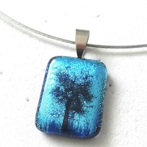 Magányos fa kékben ékszerszett. - ékszer - ékszerszett - Meska.hu