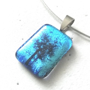 Magányos fa kékben ékszerszett. - ékszer - ékszerszett - Meska.hu