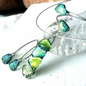 NEMESACÉL! Exkluzív arany-aqua ékszerszett.  - Meska.hu