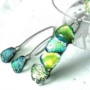 NEMESACÉL! Exkluzív arany-aqua ékszerszett.  - Meska.hu