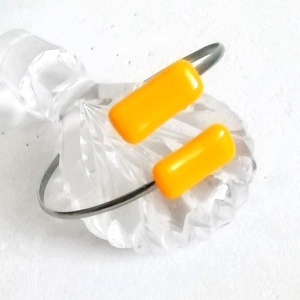 NEMESACÉL!  Színek fúziója sárgán karkötő, ajándék névnapra születésnapra., Ékszer, Ékszerszett, Ékszerkészítés, Üvegművészet, MESKA