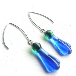 ORVOSI FÉM! Levendula fülbevaló.  - ékszer - fülbevaló - lógó fülbevaló - Meska.hu