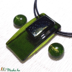 NEMESACÉL!  Olíva ragyogás ékszerszett. - Meska.hu