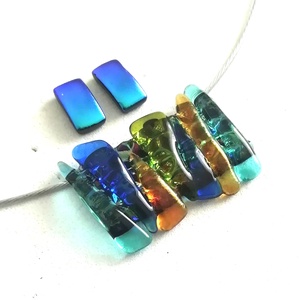 NEMESACÉL!  Szabálytalan szépség trendi dichroic ékszerszett. - ékszer - ékszerszett - Meska.hu