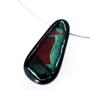 Dichroic fények nyaklánc.  - ékszer - nyaklánc - medálos nyaklánc - Meska.hu