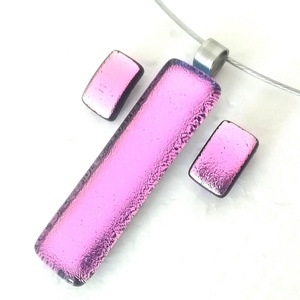NEMESACÉL! Exkluzív pink fények ékszerszett. - Meska.hu