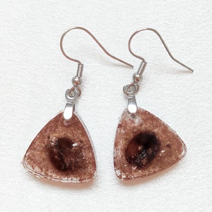 Kávé Latte - Kávészemek műgyantában - ékszer - ékszerszett - Meska.hu