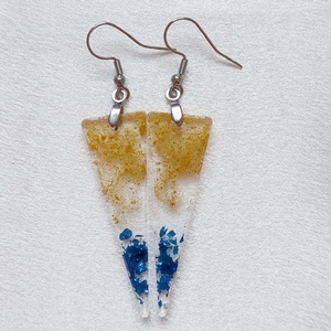 Citrom - Kék Kézműves Műgyanta szett - ékszer - ékszerszett - Meska.hu