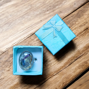 Vintage Stílusú Pillangó Gyűrű - Meska.hu