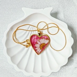 Aranyba Zárt Margaréta � 18K Arannyal Bevont Nyaklánc és Rozsdamentes acél Szív Medál, Ékszer, Nyaklánc, Medálos nyaklánc, Ékszerkészítés, MESKA