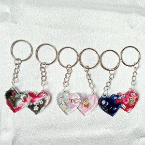 Páros Puzzle Szív Kulcstartó Szett Epoxy Gyantából, Táska & Tok, Kulcstartó & Táskadísz, Kulcstartó, Mindenmás, MESKA