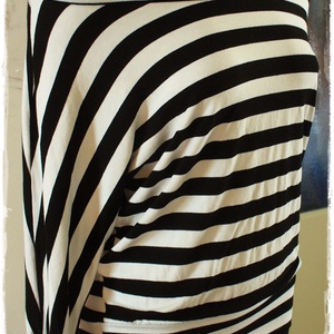 Tengerész stílus, csíkos pamut felső -  - Meska.hu