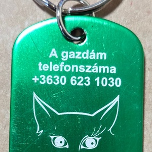 Egyedi háziállat biléta - otthon & életmód - kisállatoknak - macska nyakörv és biléta - Meska.hu