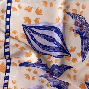 Virágos Kendő 4 - ruha & divat - sál, sapka, kendő - kendő - Meska.hu