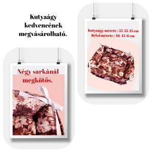 Virágmintás kutyafekhely kedvencének. - otthon & életmód - kisállatoknak - kutyáknak - kutya fekhelyek, házak - Meska.hu