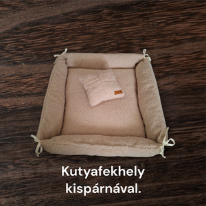 Szőrmés pihe - puha tapintású kutyaágy kedvencének kispárna ajándékkal , Otthon & Életmód, Kisállatoknak, Kutyáknak, Kutya fekhelyek, házak, Varrás, MESKA