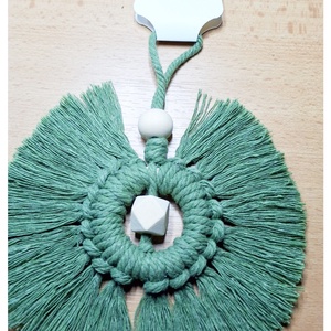 Makramé karácsonyi ajándék dísz , Karácsony, Karácsonyi lakásdekoráció, Karácsonyfadíszek, Csomózás, MESKA