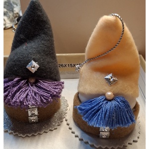 Hét kis  manó szerencsét hozó karácsonya - karácsony - karácsonyi lakásdekoráció - karácsonyfadíszek - Meska.hu