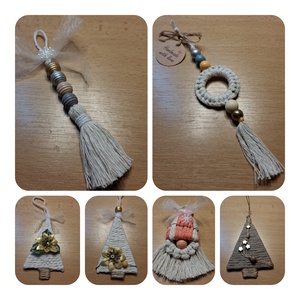 Karácsonyi ajándék díszek egyedi kézműves termék csomag  - Meska.hu