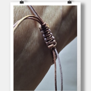 Végtelen szeretet karkötő fonott zsinórból készült  - ékszer - karkötő - fonott karkötő - Meska.hu