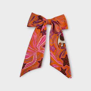 Színes mintás anyagokból készült hajmasni krokodil csipesszel  - ruha & divat - hajdísz & hajcsat - hajdísz - Meska.hu