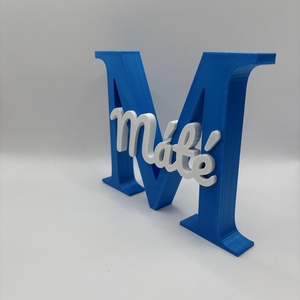 Egyedi név dekoráció monogrammal � személyre szabható színekkel - baba - mama - babaszoba dekoráció - babanév dekoráció - Meska.hu