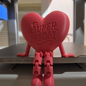 �Super Mom szív dekor, Esküvő, Dekoráció, Asztaldísz, Mindenmás, MESKA