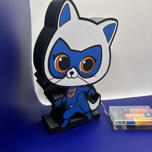 Szuper Cicák hangulatlámpa - otthon & életmód - lámpa - asztali lámpa - Meska.hu