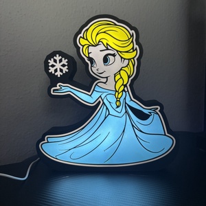 Jégvarázs ihlette hercegnős lámpa, Otthon & Életmód, Lámpa, Hangulatlámpa, Mindenmás, MESKA